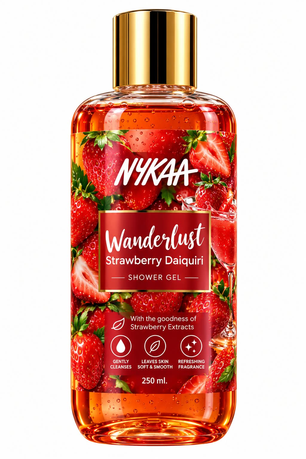 Nykaa Wanderlust Strawberry Daiquiri Shower 300ml