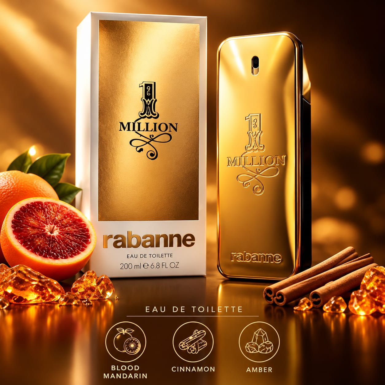 Paco Rabanne 1 Million Perfume For Men EDT