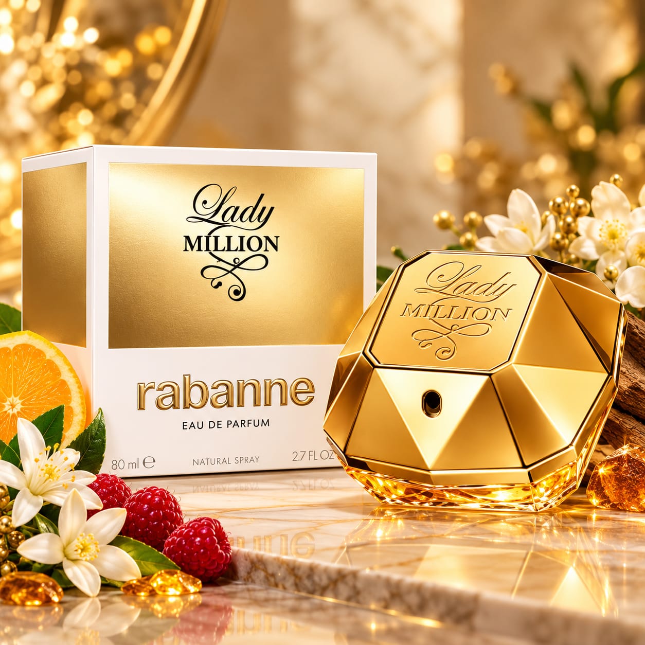 Paco Rabanne Lady Million Perfume For Women EDP 80ml