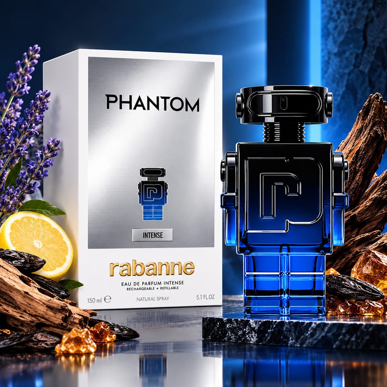 Paco Rabanne Phantom Intense Perfume For Men EDP Intense 150ml