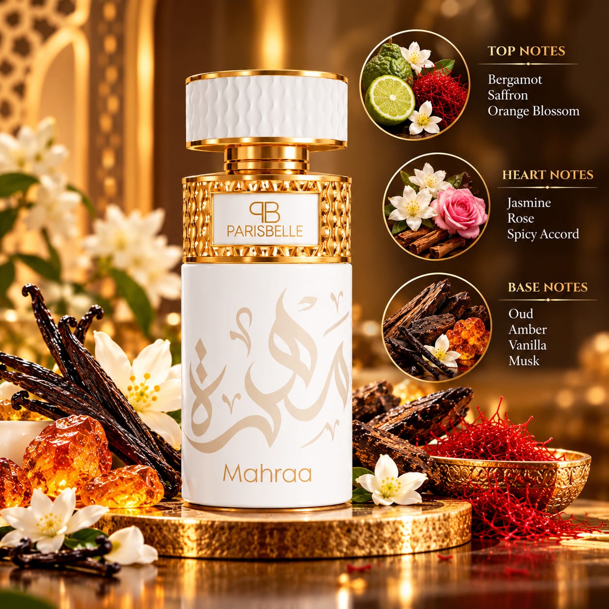 Parisbelle Mahraa Perfume Extrait De Parfum 100ml
