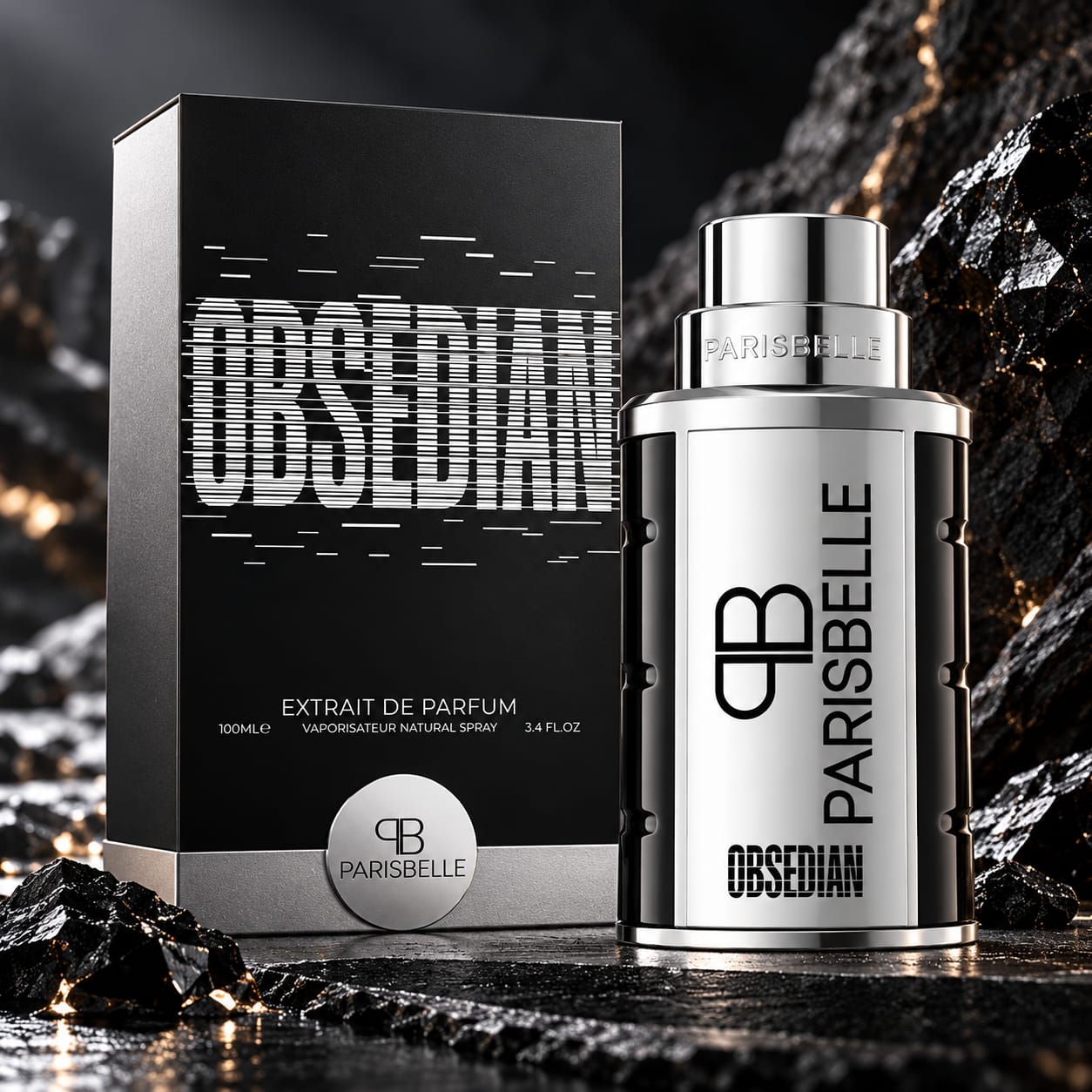 Parisbelle Obsedian Perfume Extrait De Parfum 100ml