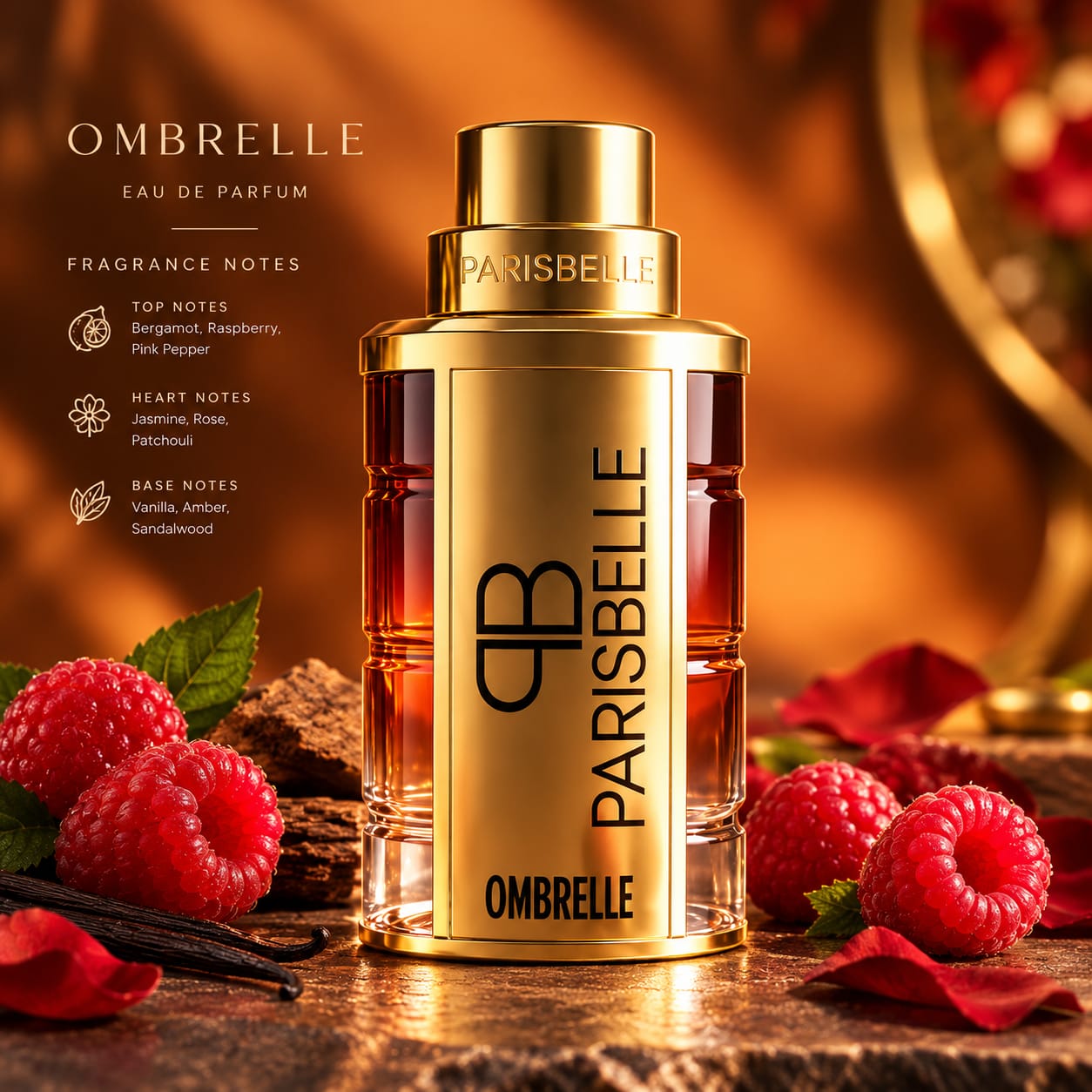 Parisbelle Ombr Elle Perfume Extrait De Parfum 100ml