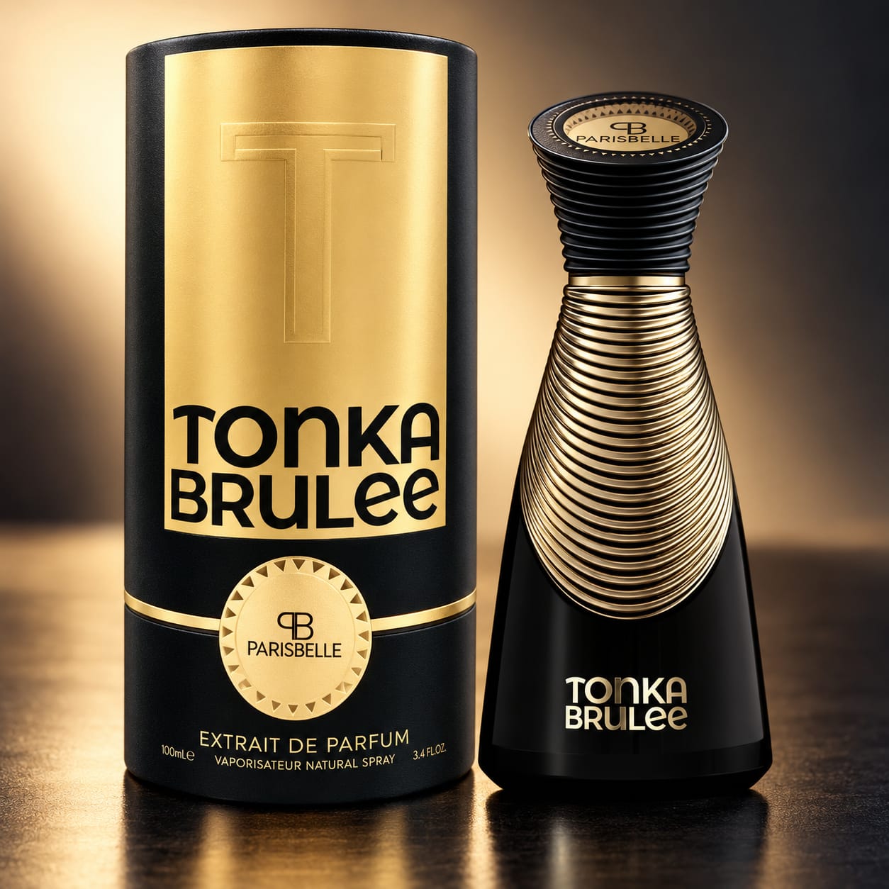 Parisbelle Tonka Brulee Perfume Extrait De Parfum 100ml