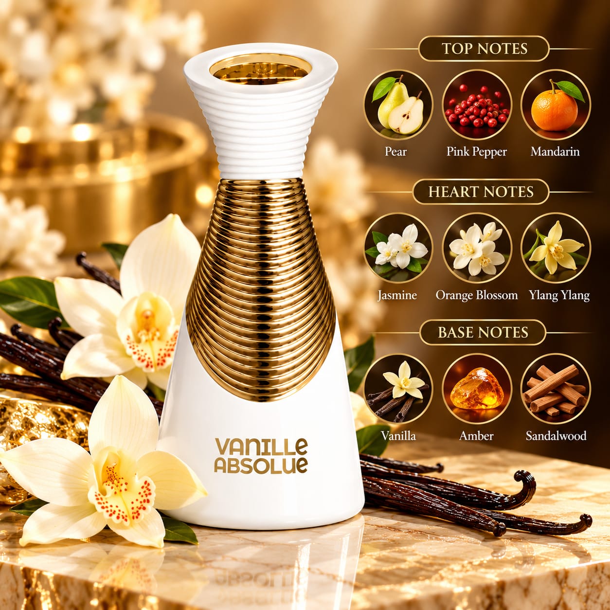 Parisbelle Vanille Absolue Perfume Extrait De Parfum 100ml