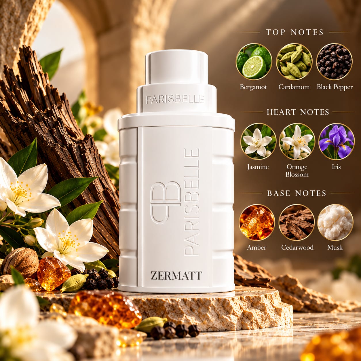 Parisbelle Zermatt Perfume Extrait De Parfum 100ml