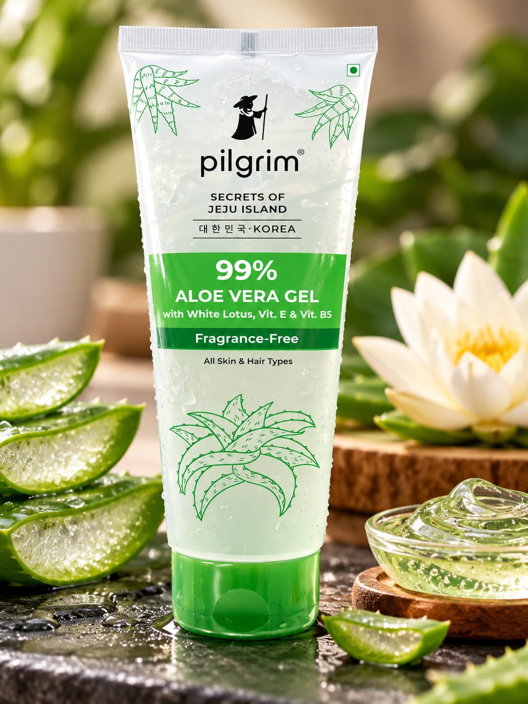 Pilgrim Secrets Of Jeju Island 99% Aloe Vera Gel 200G
