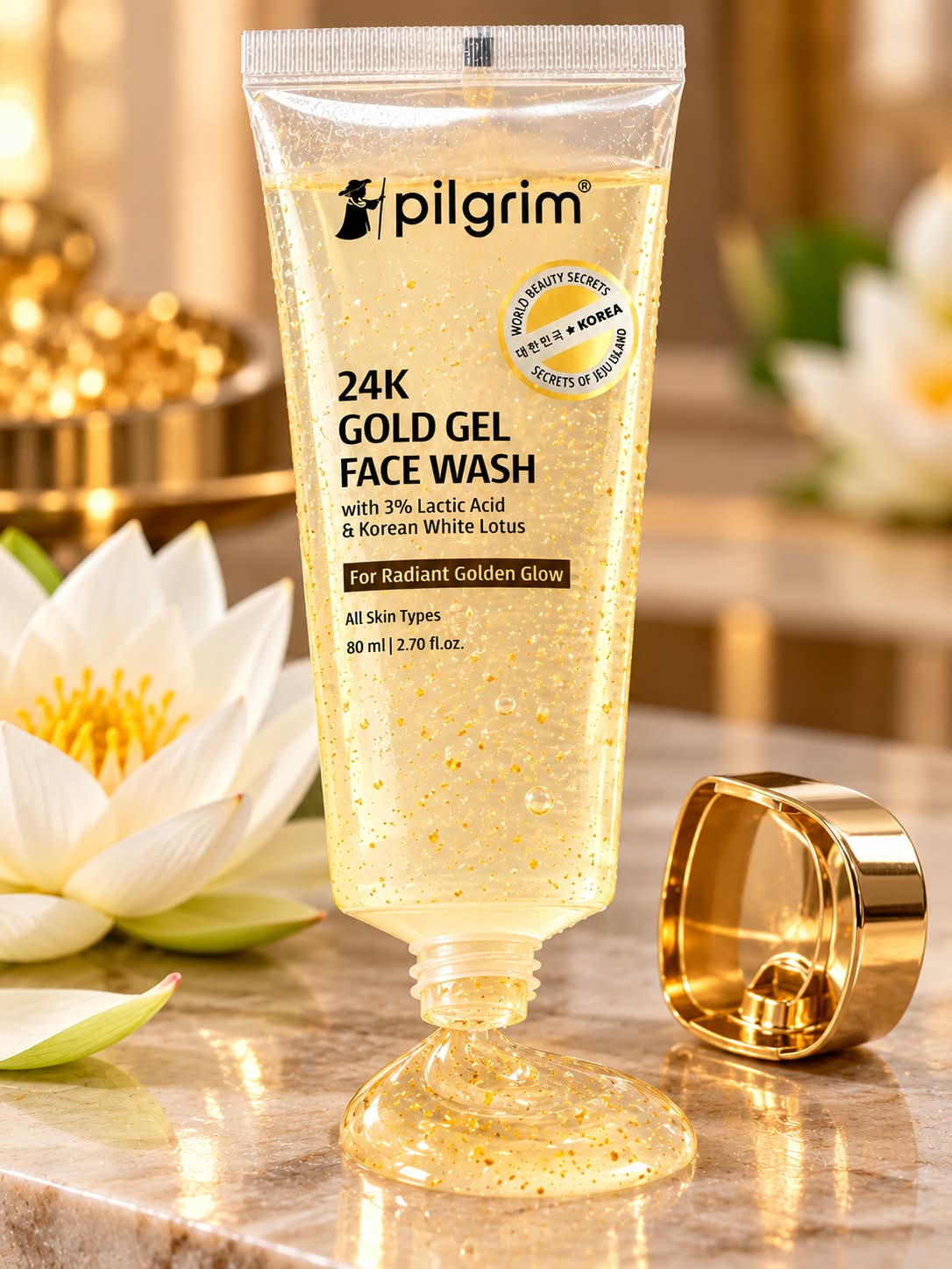 Pilgrim 24k Gold Gel Face Wash