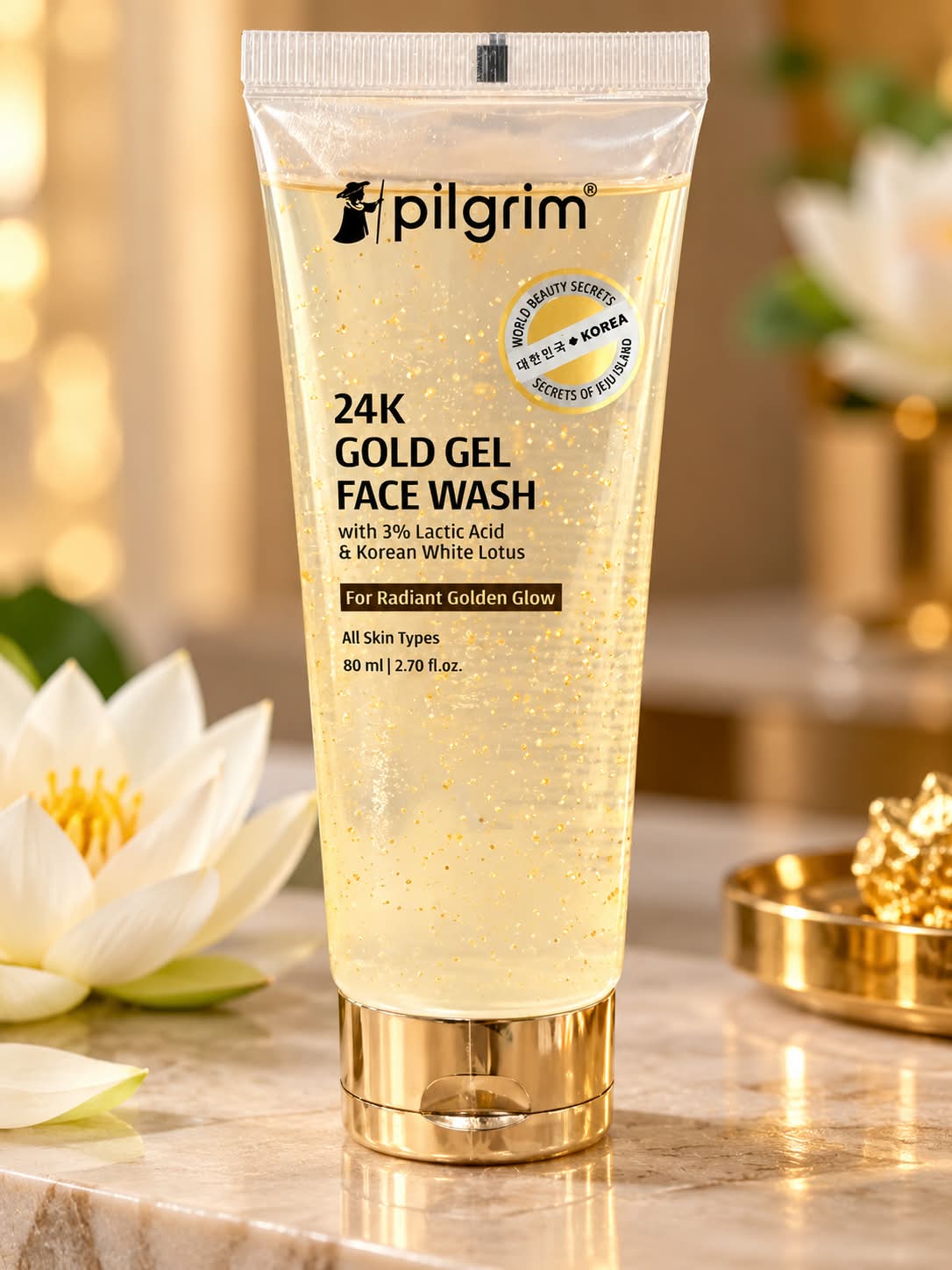 Pilgrim 24k Gold Gel Face Wash