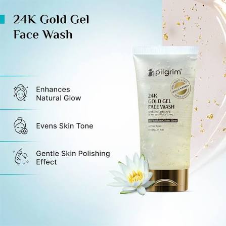 PILGRIM 24K GOLD GEL FACE WASH