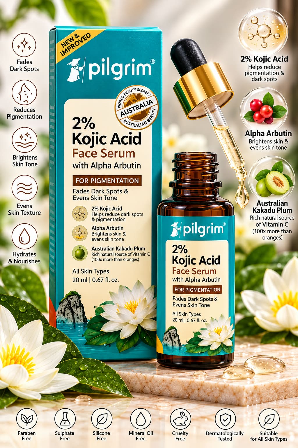 Kojic Acid 2% Face Serum