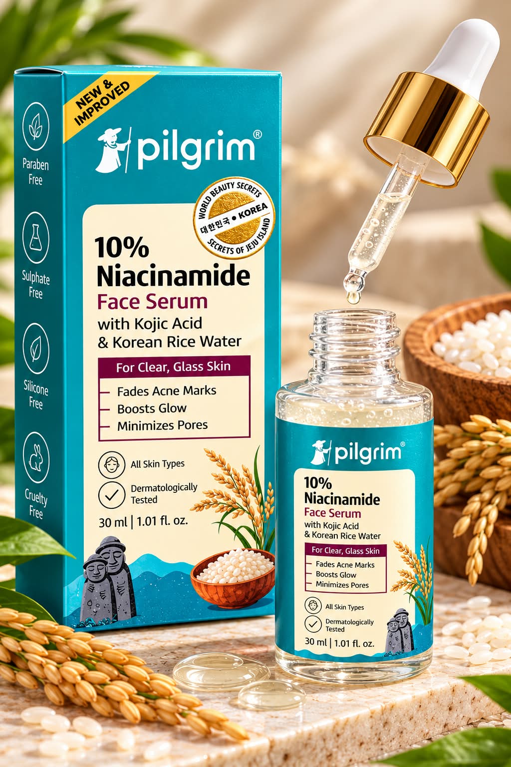 Pilgrim Niacinamide 10% Face Serum