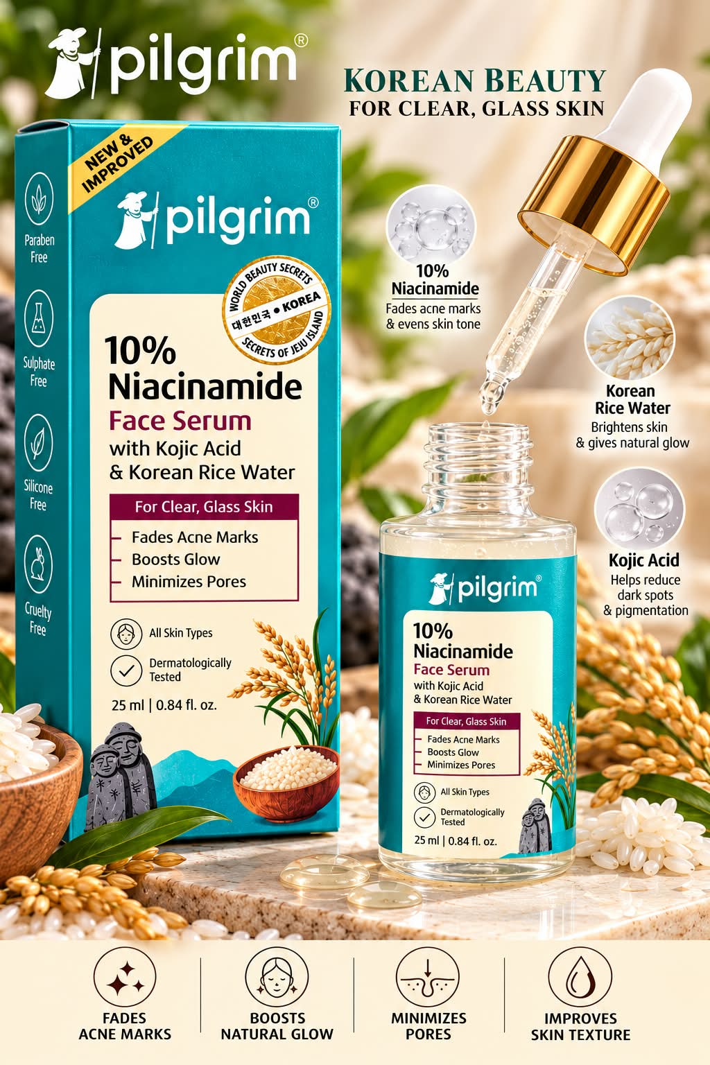 Pilgrim Niacinamide 10% Face Serum