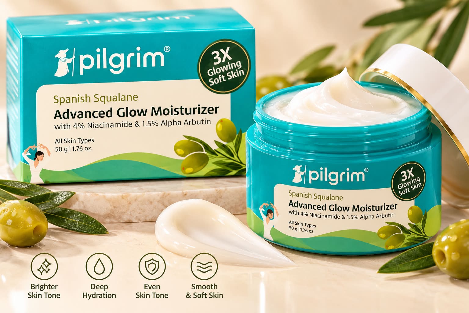 Pilgrim Advanced Glow Moisturizer