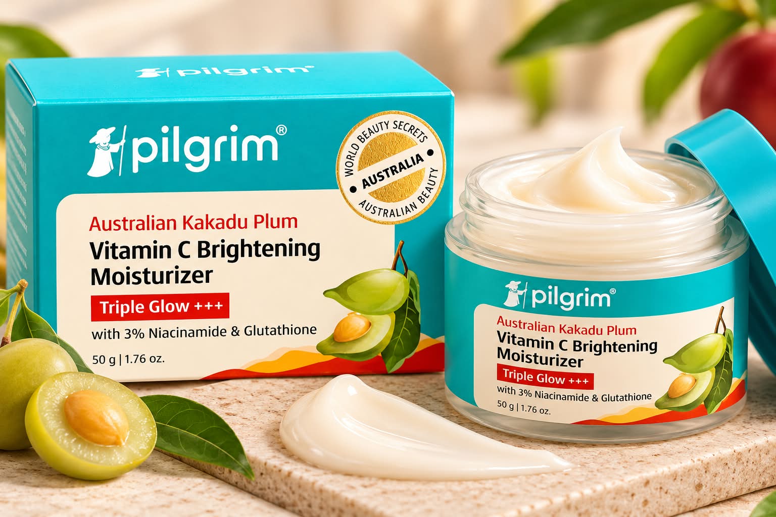 Pilgrim Vitamin C Brightening Moisturizer