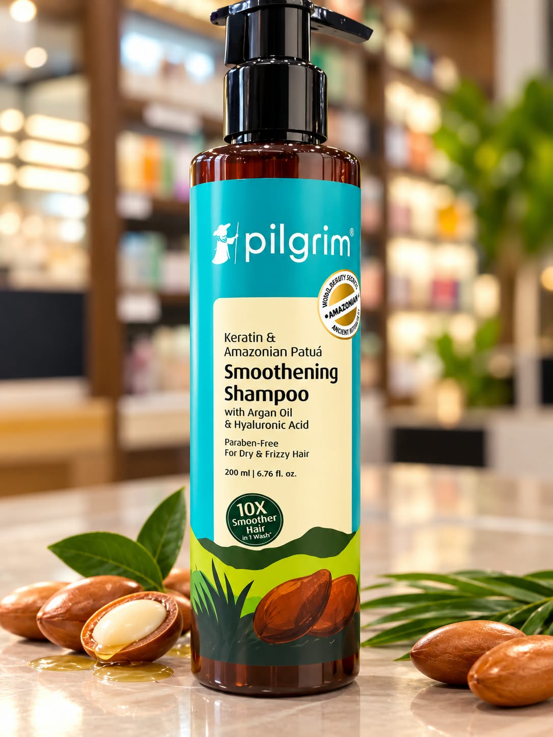 Pilgrim Keratin & Amazonian Patua Smoothening Shampoo...200ml