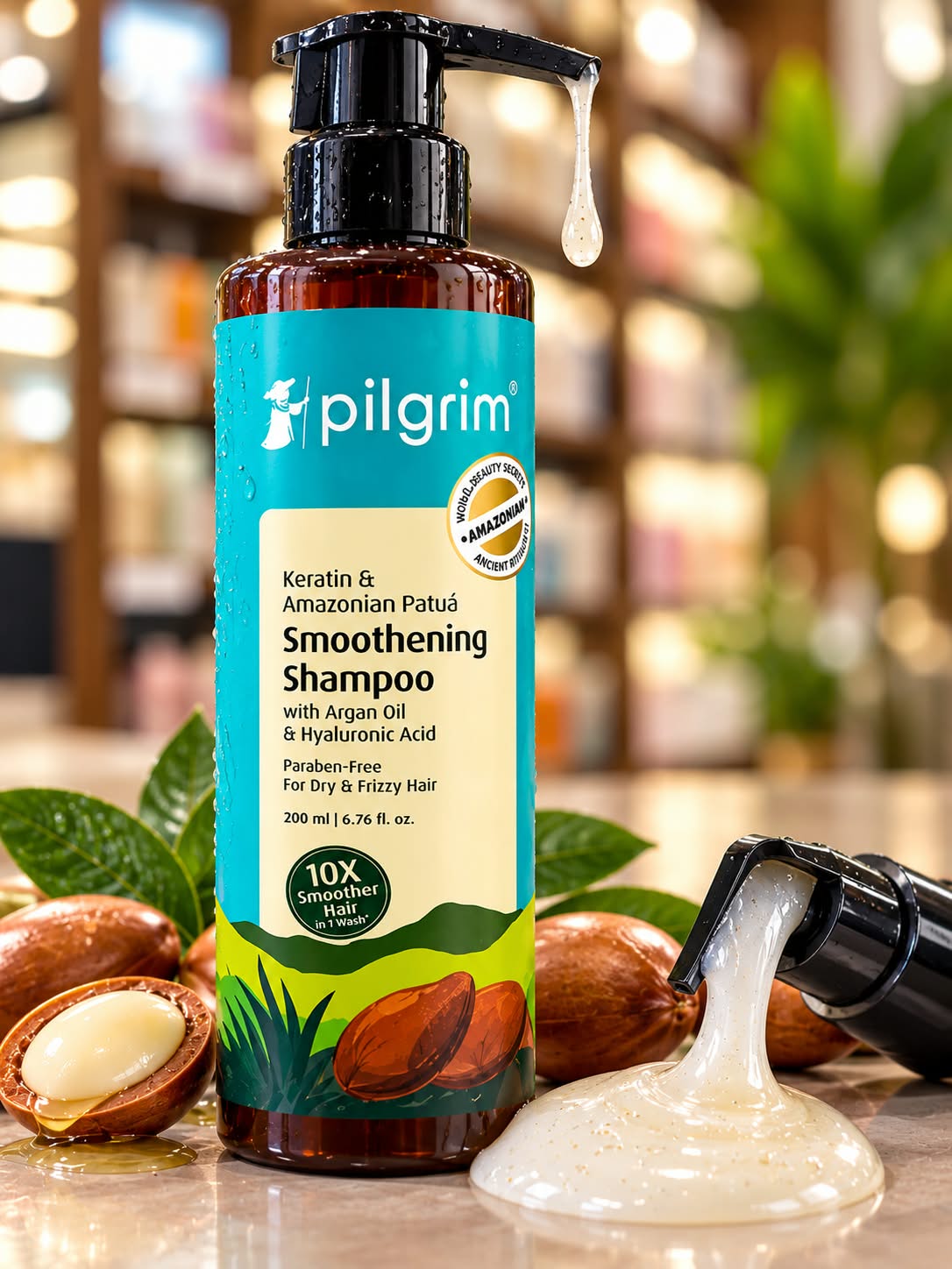 Pilgrim Keratin & Amazonian Patua Smoothening Shampoo...200ml