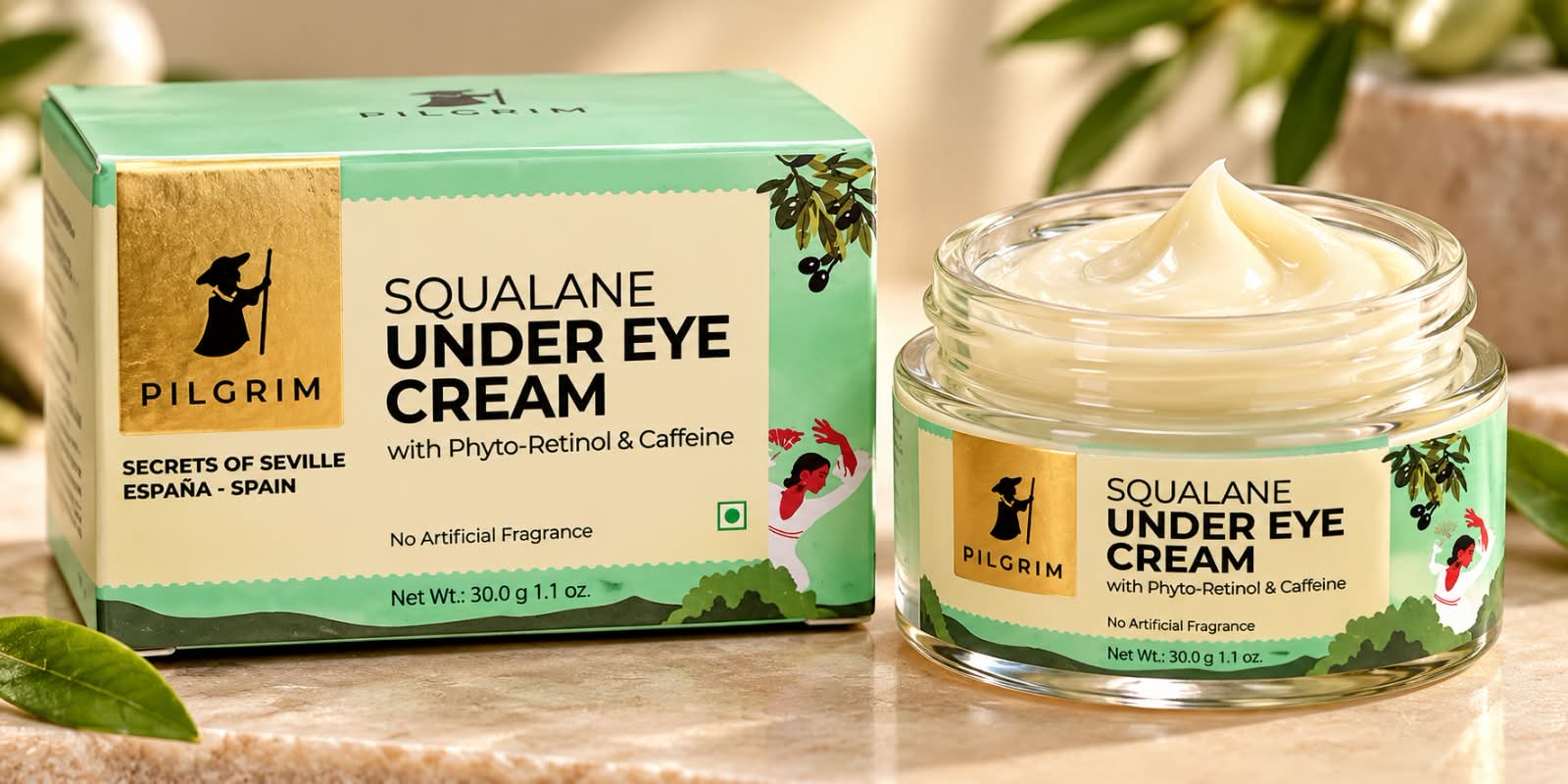 Pilgrim Uqualane Under Eye Cream