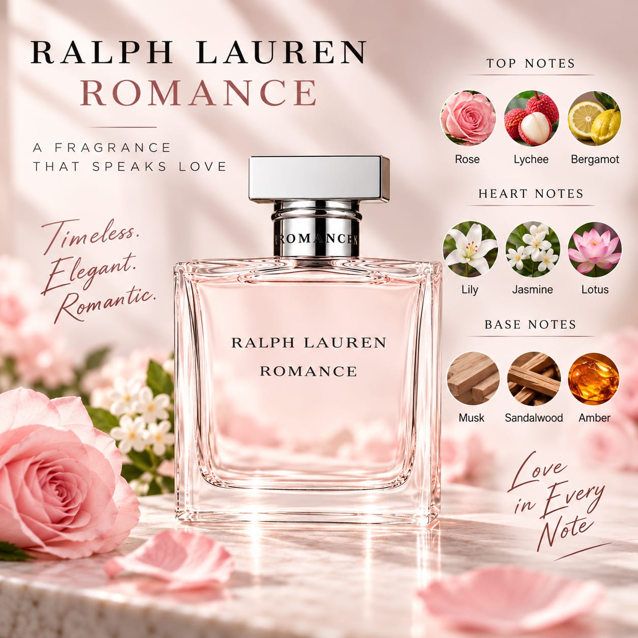 Ralph Lauren Romance Perfume For Women EDP 100ml