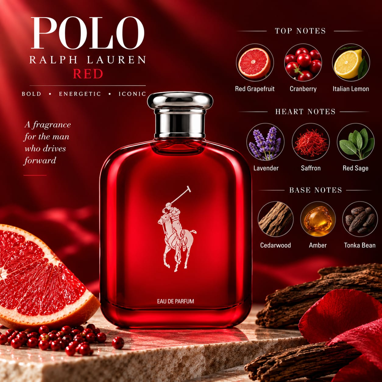 Ralph Lauren Polo Red Perfume For Men EDP 125ml