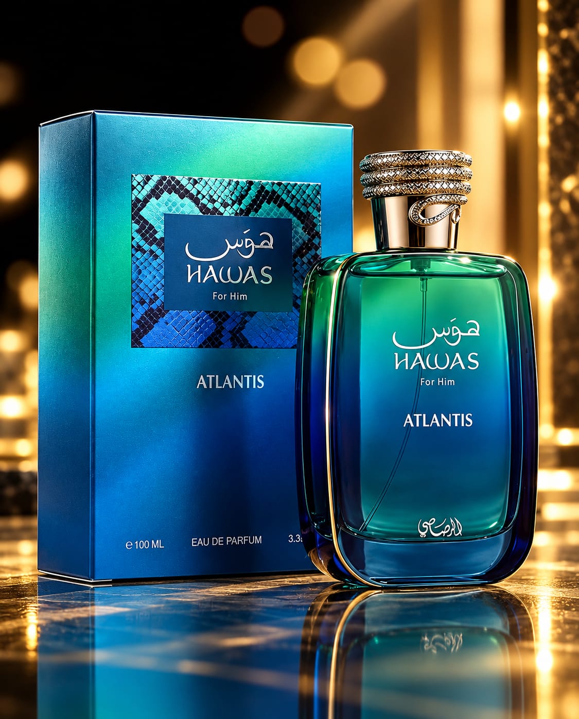 Rasasi Hawas Atlantis Perfume For Men EDP 100ml