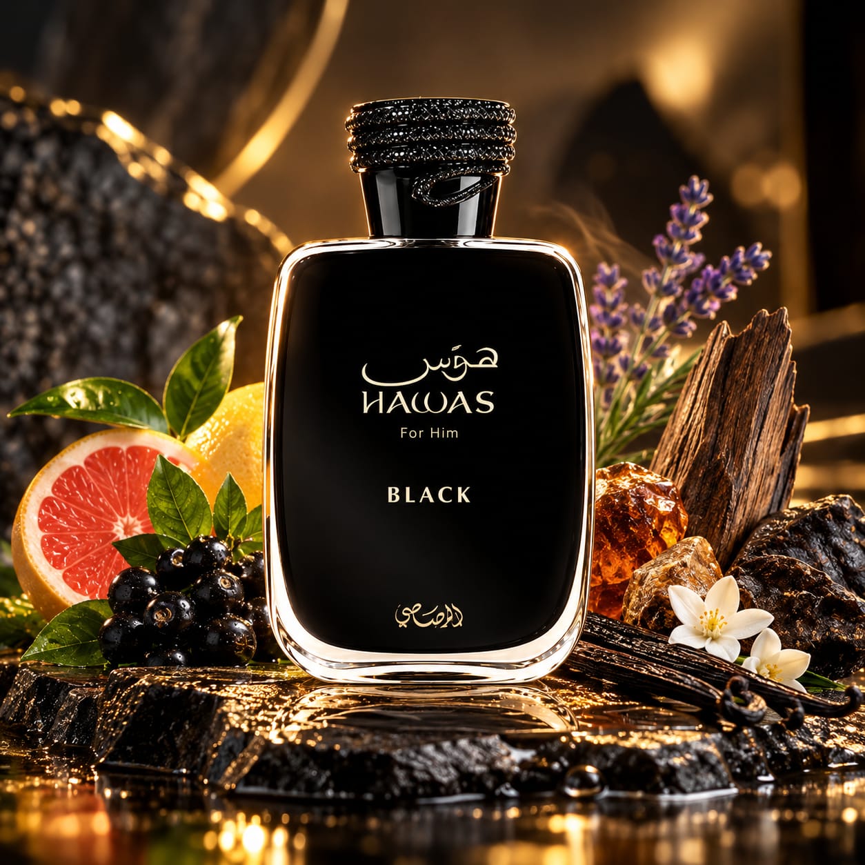 Rasasi Hawas Black Perfume For Men EDP 100ml