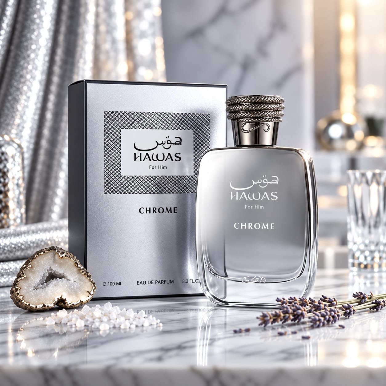 Rasasi Hawas Chrome Perfume For Men EDP 100ml