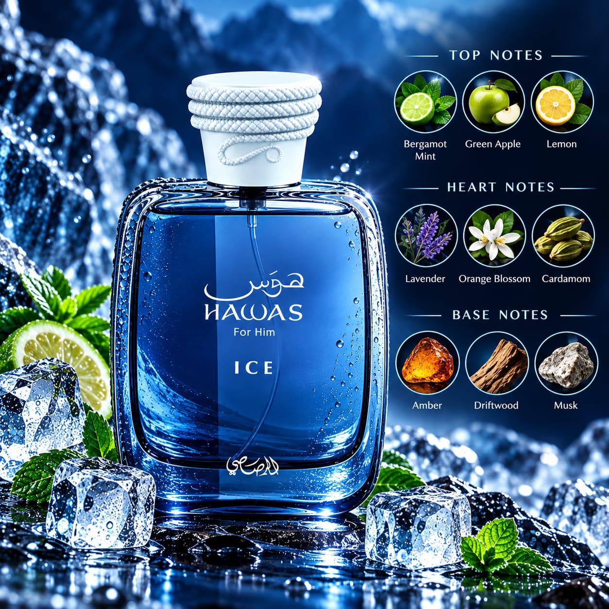 Rasasi Hawas Ice Perfume For Men EDP 100ml