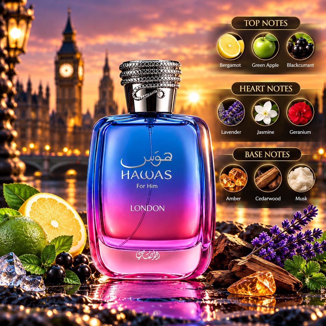 Rasasi Hawas London Perfume EDP 100ml