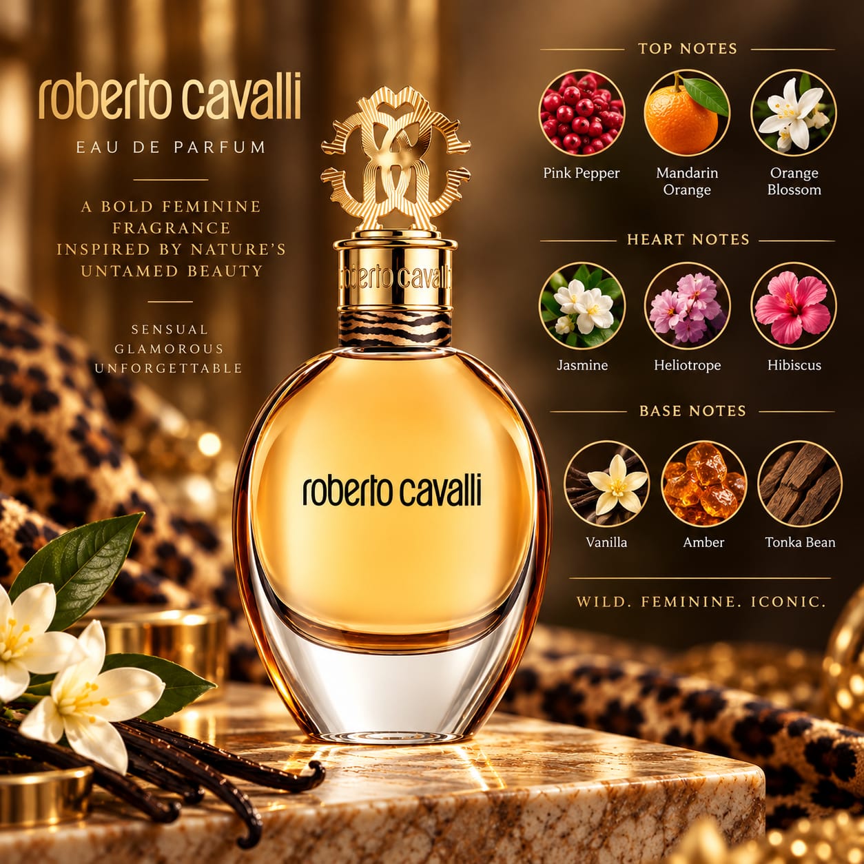 Roberto Cavalli Perfume For Women EDP 75ml