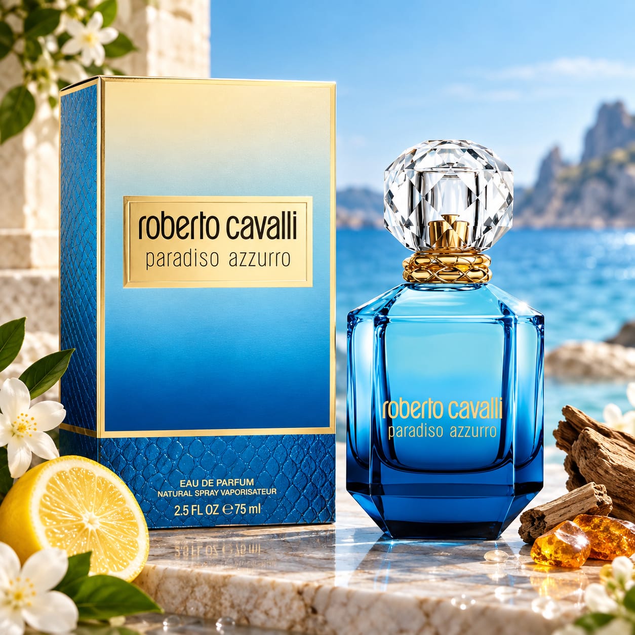 Roberto Cavalli Paradiso Azzurro Perfume For Women EDP 75ml
