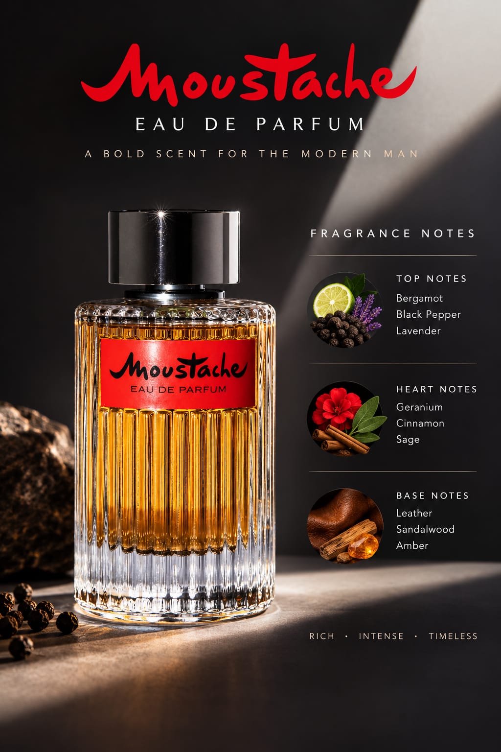 Rochas Moustache Perfume For Men EDP 125ml