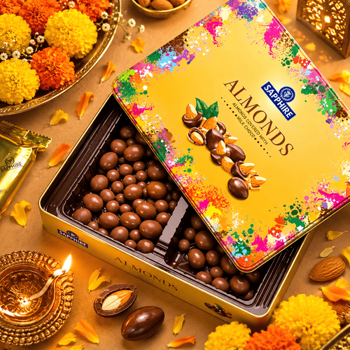 Sapphire Almonds Adoringly Wrapped In Creamy Milk Choco 200gm