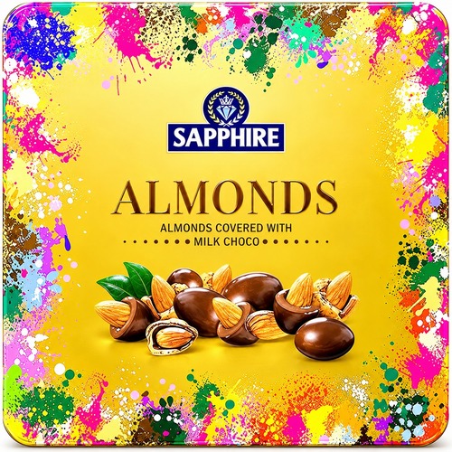 Sapphire Almonds Adoringly Wrapped In Creamy Milk Choco 200gm