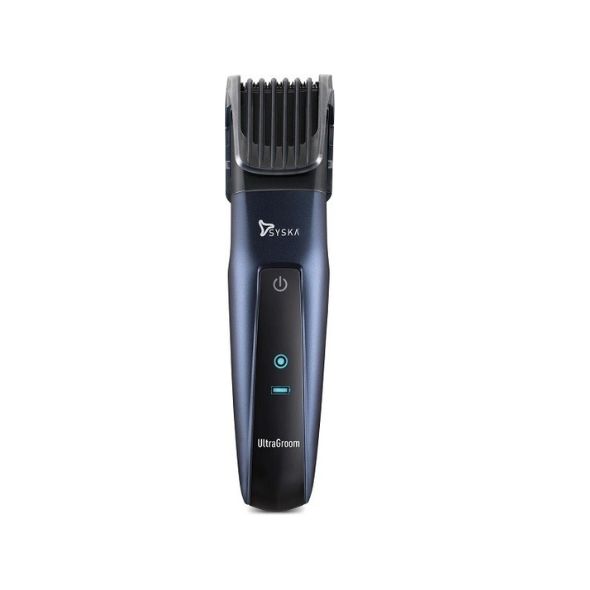 Syska HT3050-UltraGroom Trimmer 50 min  Runtime 10 Length Settings (Blue)