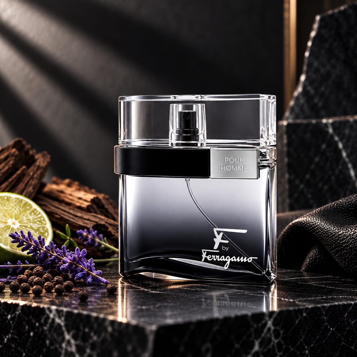 Salvatore Ferragamo F By Ferragamo Black Perfume For Men EDT 100ml