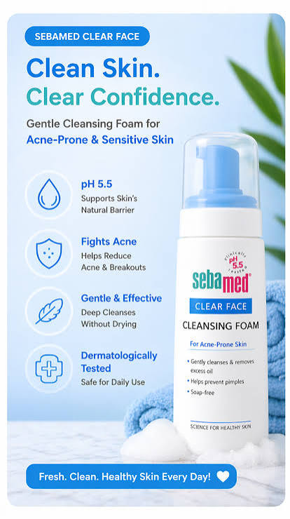 SEBAMED CLEAR FACE CLEANSING FOAM