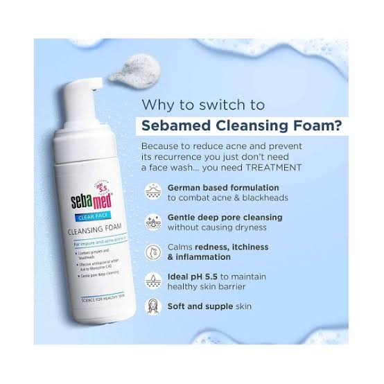 SEBAMED CLEAR FACE CLEANSING FOAM