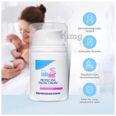 Sebamed Baby Protective Facial Cream For Delicate Facial Skin With Panthenol