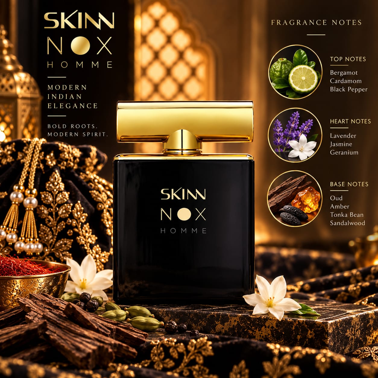 Skinn Nox Homme Perfume For Men EDP 100ml