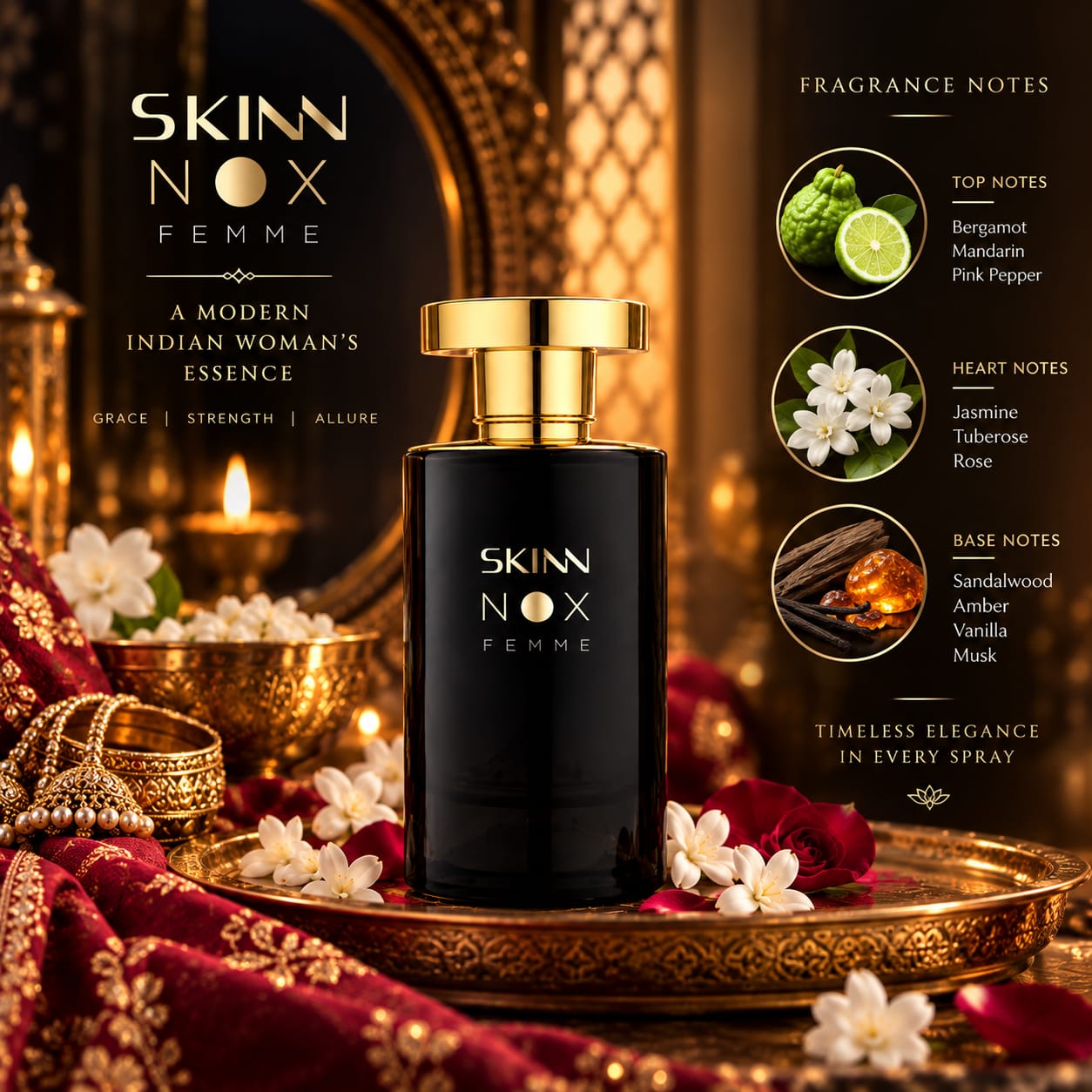 Skinn Nox Femme Perfume For Women EDP 100ml