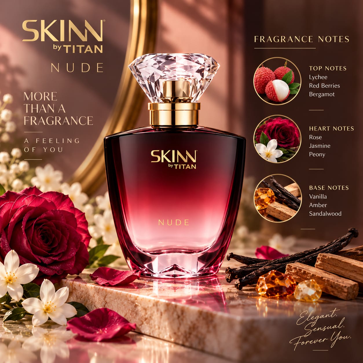 Skinn By Titan Nude Perfume For Women EDP