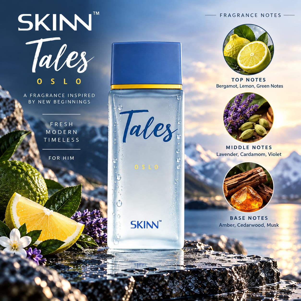 Skinn Tales Oslo Perfume For Men EDP 100ml