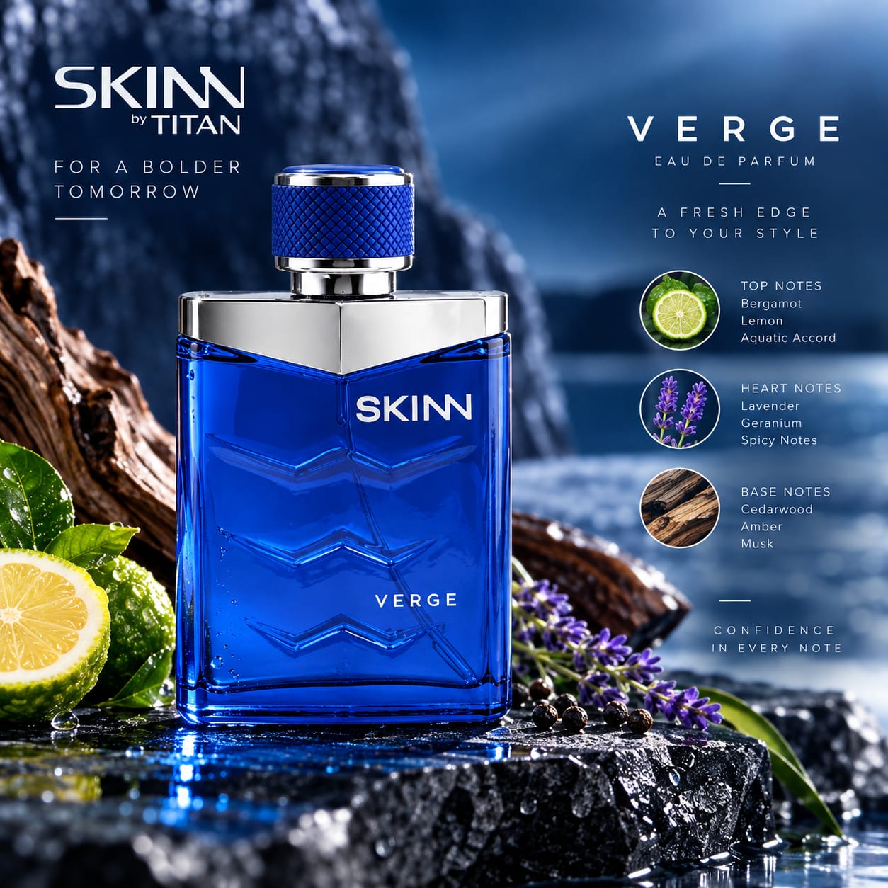 Skinn By Titan Verge Perfume For Men EDP
