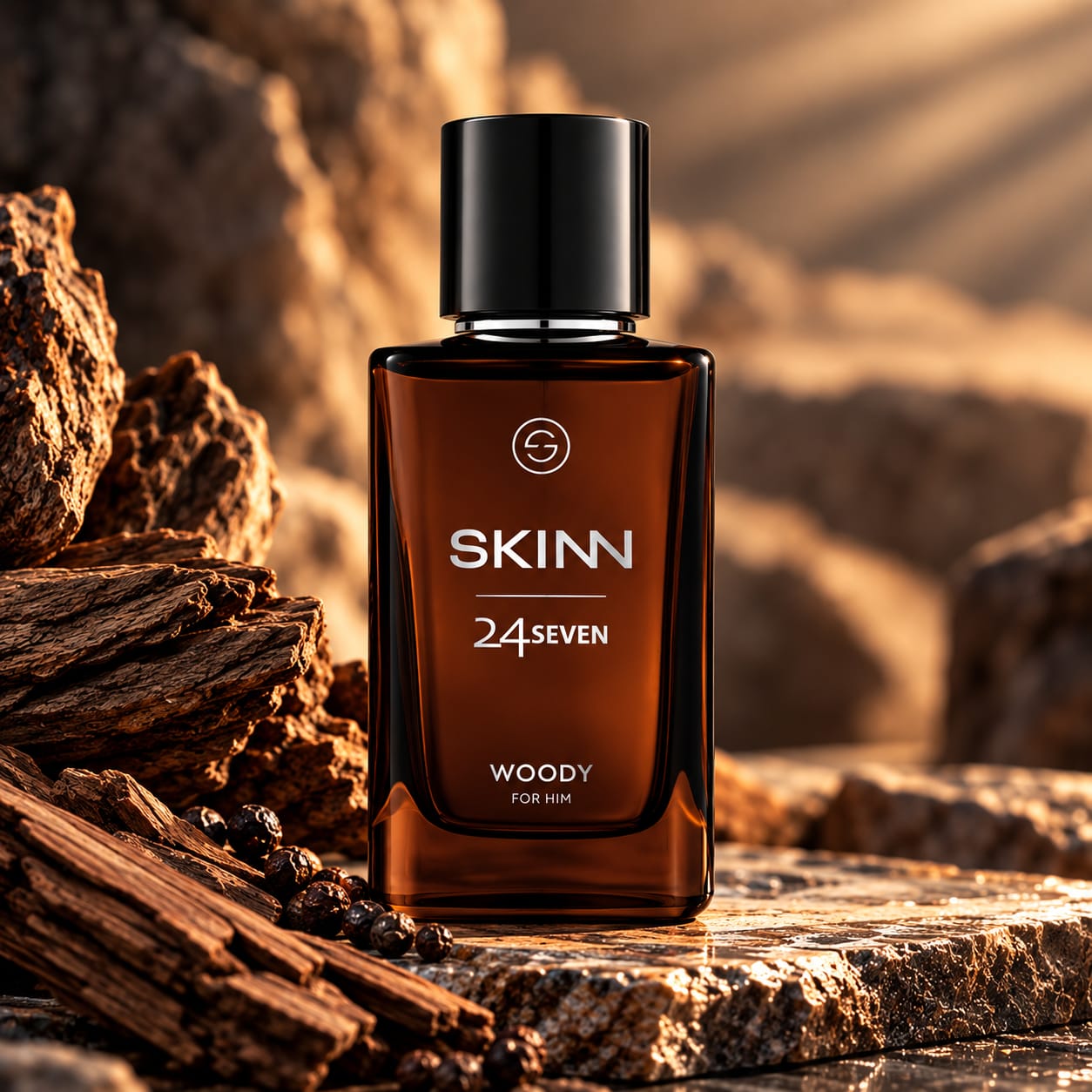 Skinn 24Seven Woody Perfume For Men EDP 100ml