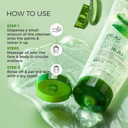 The Face Shop Jeju Aloe Foam Cleanser