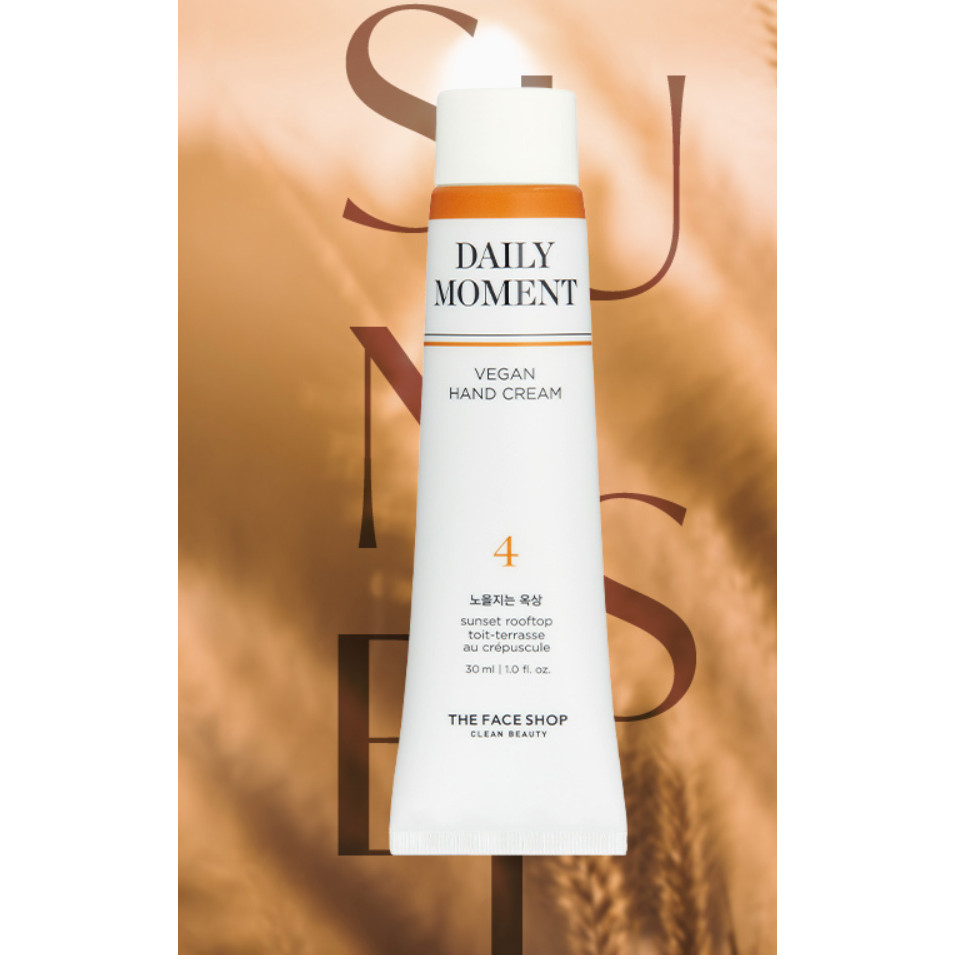 The Face Shop Vegan Hand Cream 4 Sunset Rooftop