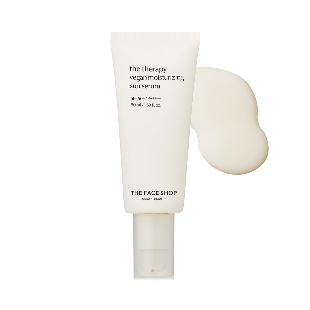 The Face Shop The Therapy Vegan Moisturizing Sun Serum SPF 50/PA+