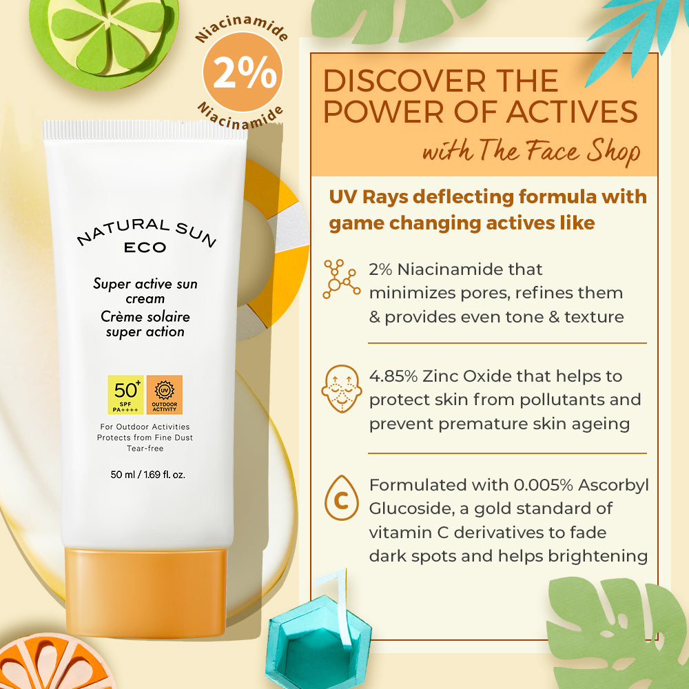 The Face Shop Super Active Sun Cream SPF 50+