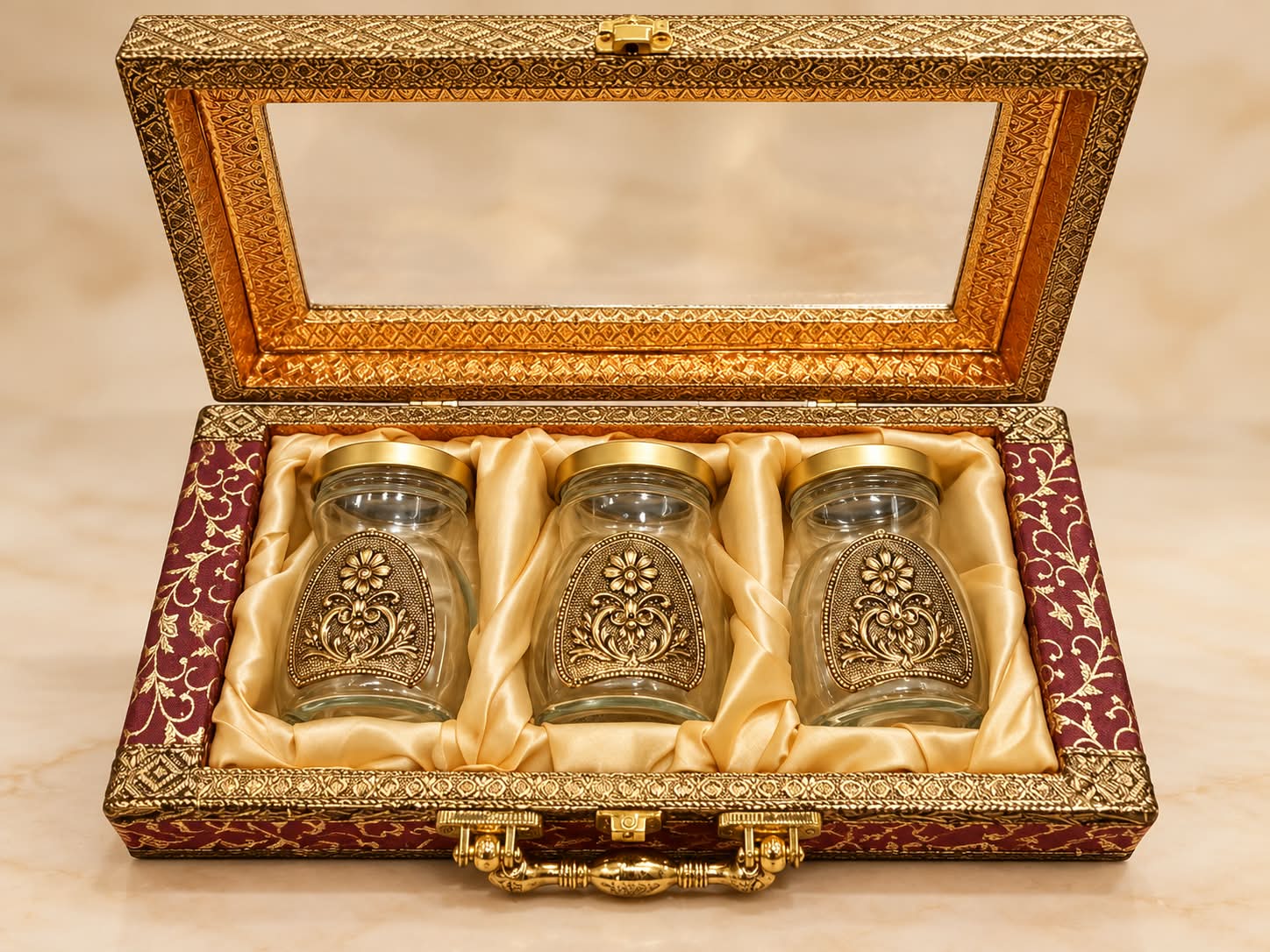 TOS Dryfruit Box 3Jar